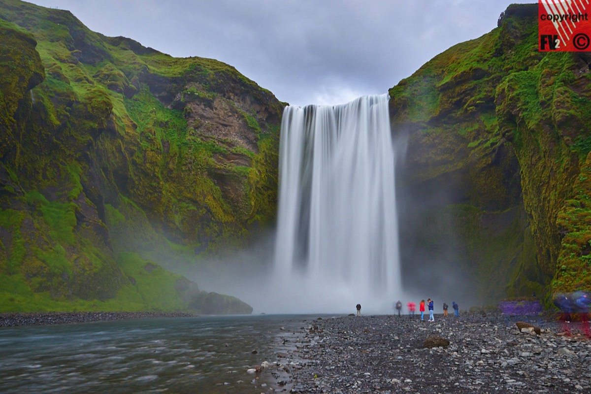 114 Iceland Skógafoss Waterfall