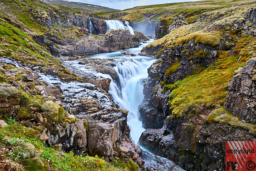 115 Iceland East Skriðdals- og Breiðdalsvegur Waterfall